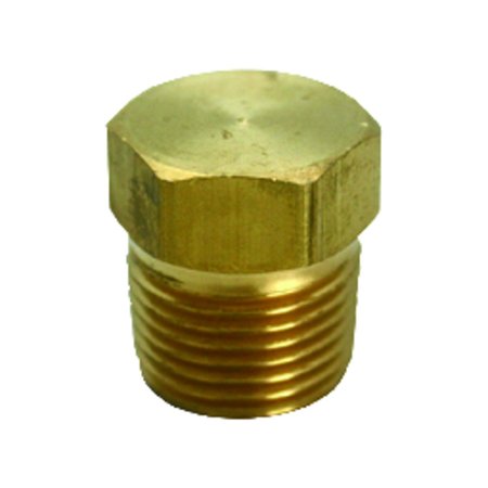 JMF 3/4 in. MPT Brass Hex Head Plug 4505079